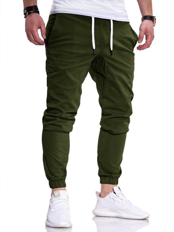 behype Chinohose MPC-60 Jogger-Hose mit elastischem Bund von behype