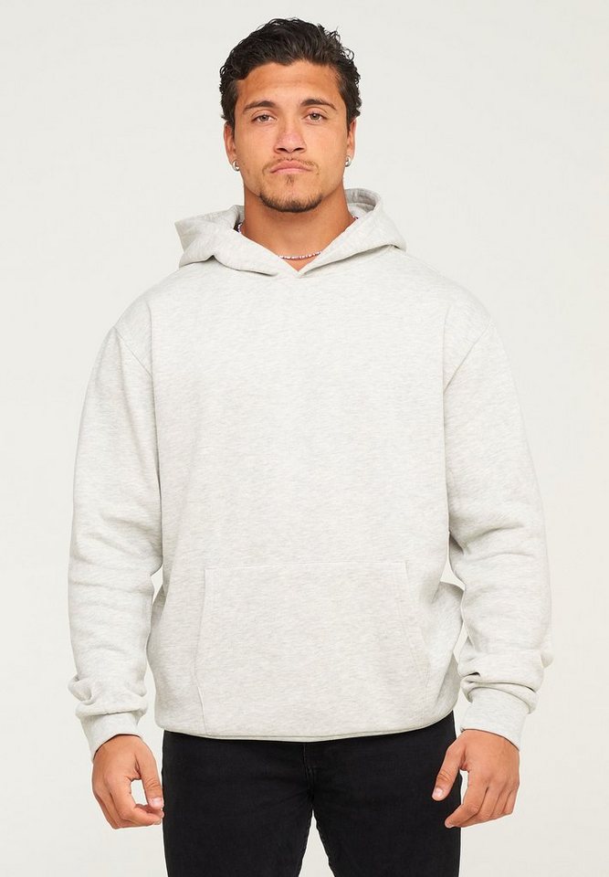 behype Hoodie BHHOBART Herren Basic Oversized Hoodie Raglan Kapuzenpullover Sweater von behype