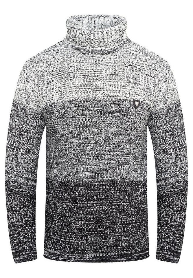 behype Rollkragenpullover MKBloro im trendigen Color-Blocking-Design von behype