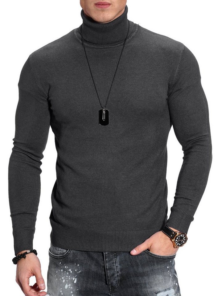behype Rollkragenpullover TIM im Slim Fit-Schnitt von behype