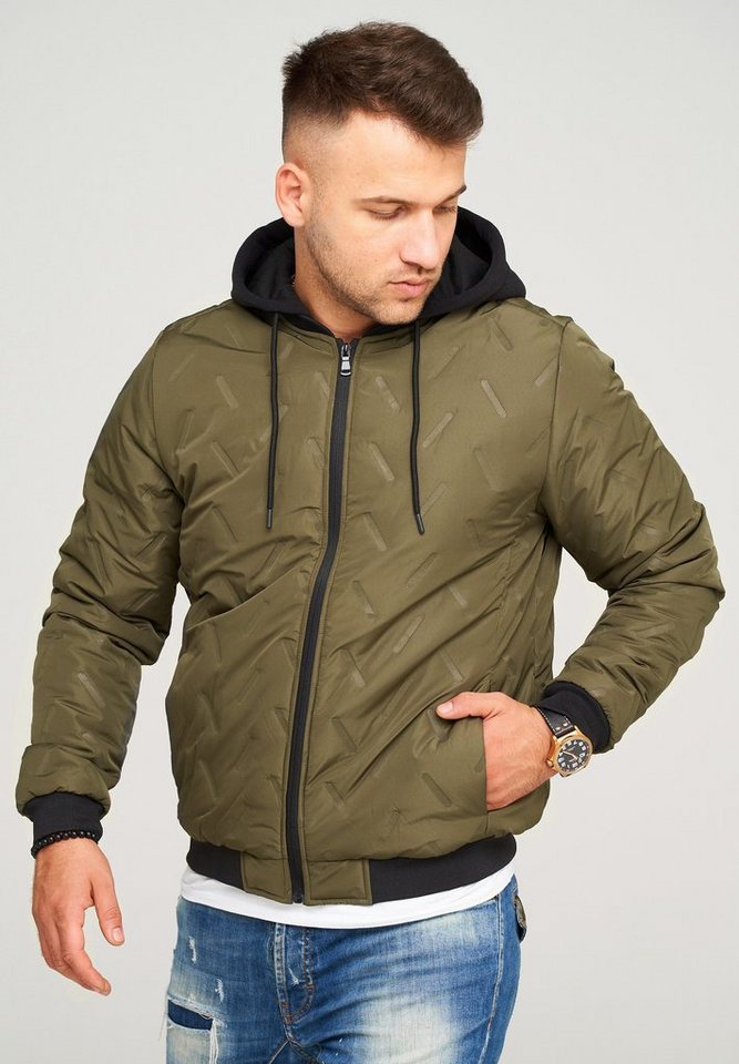 behype Steppjacke BHMUS mit Kapuze von behype
