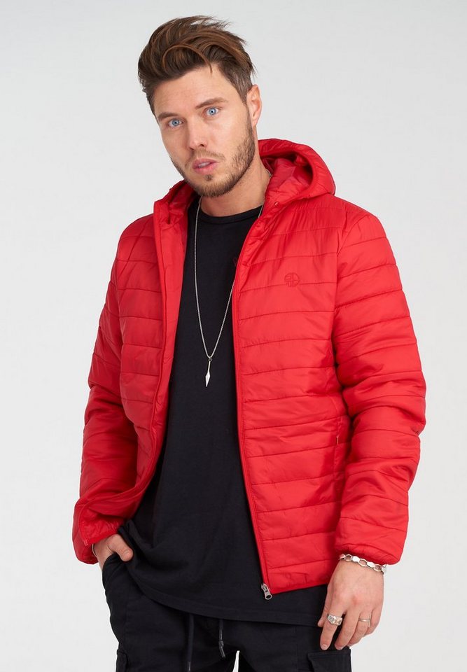 behype Steppjacke JANNOS mit wärmender Kapuze von behype