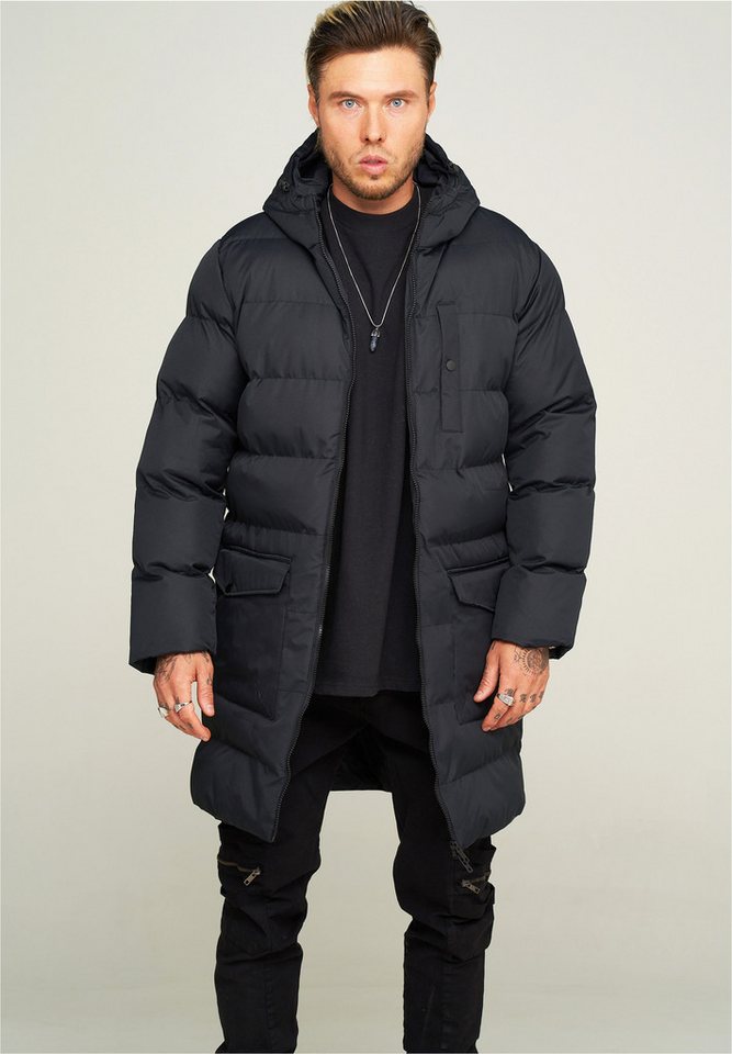 behype Steppjacke PUFFER PARKA Steppjacke mit Kapuze von behype