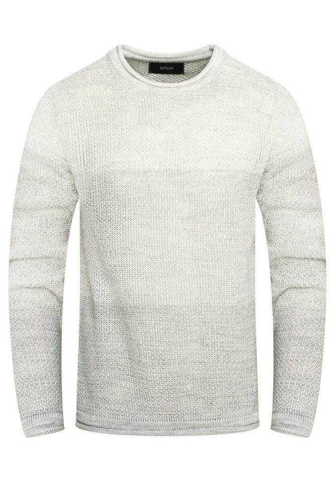 behype Strickpullover MKBlone Colour-Block von behype