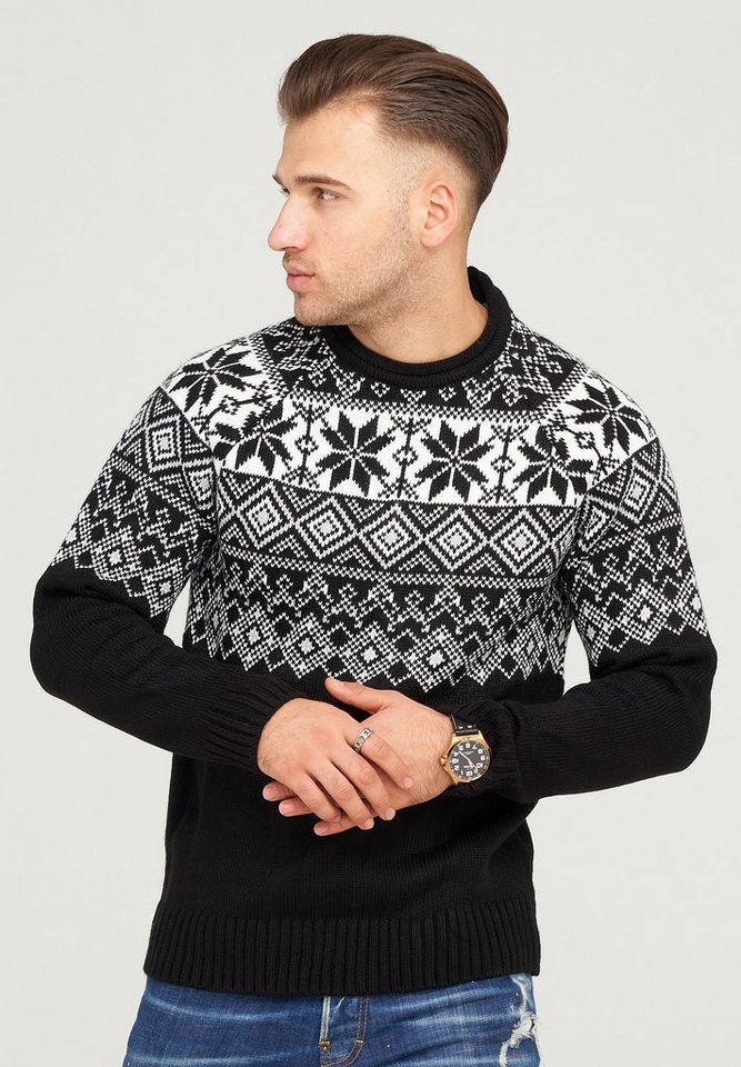 behype Strickpullover MPSNOW mit Norweger-Muster von behype