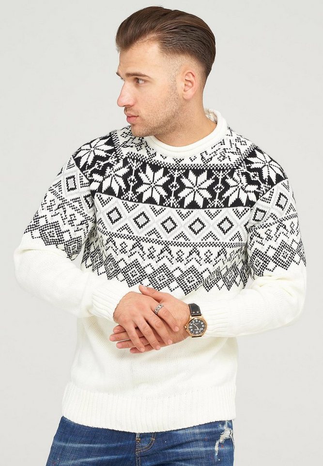 behype Strickpullover MPSNOW mit Norweger-Muster von behype