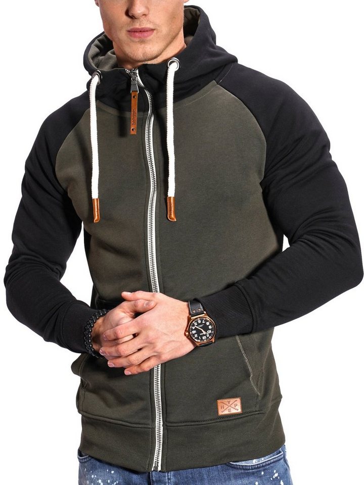 behype Sweatjacke RAGLAN mit Raglan-Ärmeln von behype