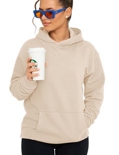 behype. Damen Oversize Hoodie Kapuzenpullover Einfarbig Basic Heavy Blank Pullover Unifarben Kapuzen-Sweatshirt Für Frauen DC_Damen_8001-Taupe Light-3XL behype. Damen Oversize Hoodie Kapuzenpullover Einfarbig Basic Heavy Blank Pullover Unifarben Kapuzen-Sweatshirt Für Frauen DC_Damen_8001-Taupe Light-3XL von behype.