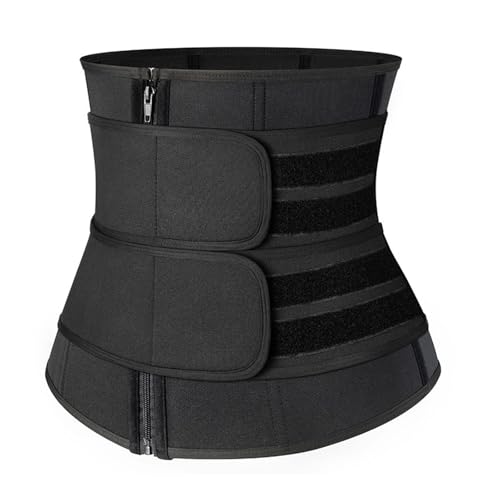 beijieaiguo Waist Trainer Damen, Korsett Damen Corset Bauchweggürtel Damen Taillentrainer mit Doppelt Verstellbarem Bauchklett (S) von beijieaiguo