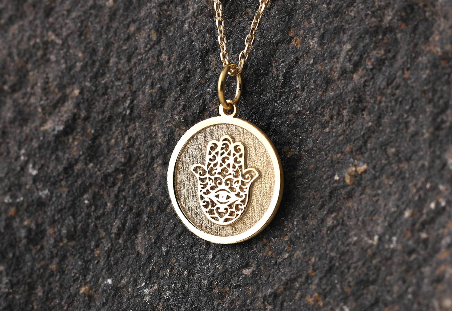 14K Gold Hamsa Halskette, Personalisierte Hand Anhänger, Von Fatima, Fatima Anhänger Schutz Ramadan Geschenk Muslim 14K Gold Hamsa Halskette, Personalisierte Hand Anhänger, Von Fatima, Fatima Anhänger Schutz Ramadan Geschenk Muslim von bejewelike