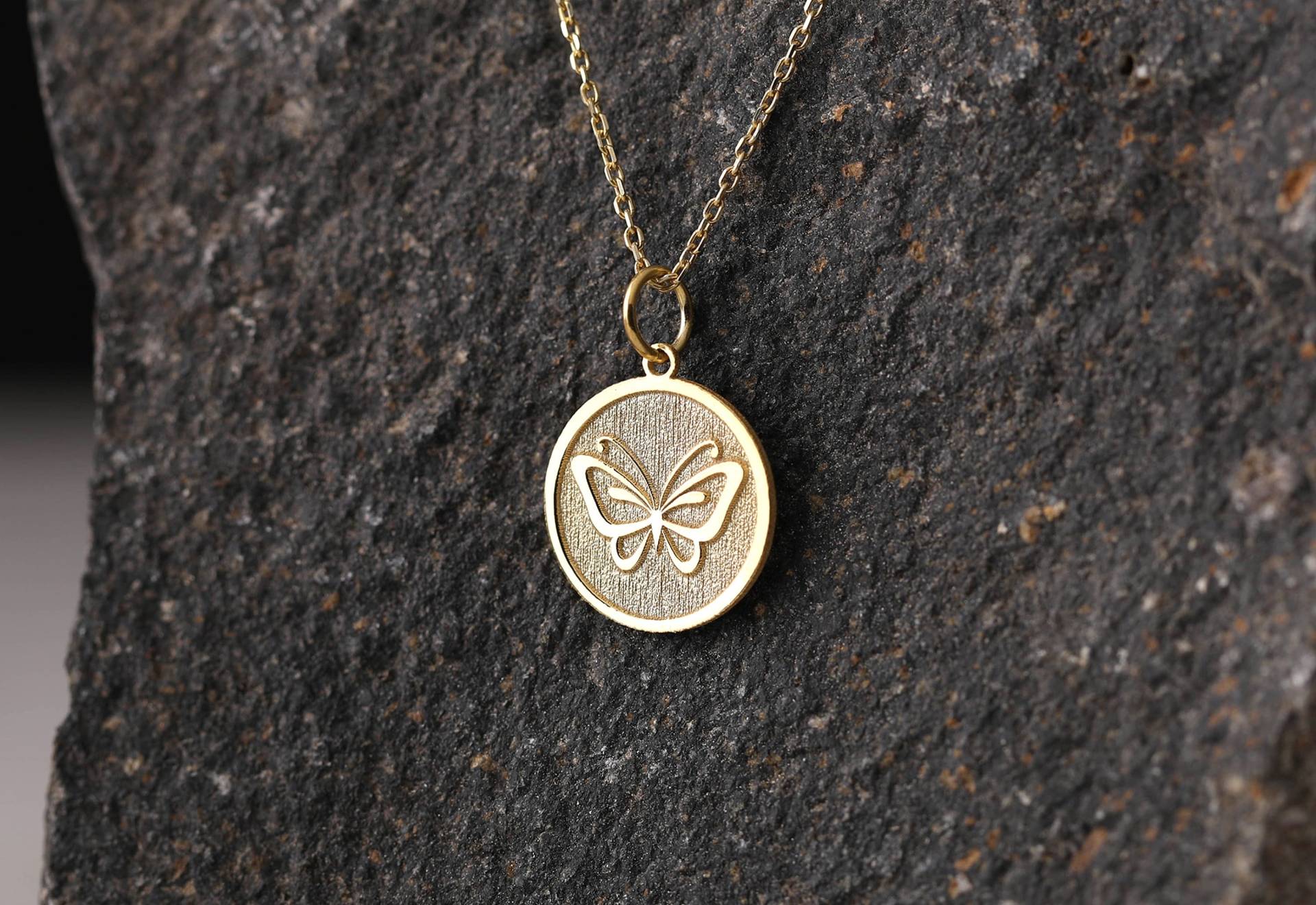 14K Gold Schmetterling Halskette, Personalisierte Anhänger, Zierliche Anhänger Brautjungfer Geschenk, Halskette Für Frau 14K Gold Schmetterling Halskette, Personalisierte Anhänger, Zierliche Anhänger Brautjungfer Geschenk, Halskette Für Frau von bejewelike