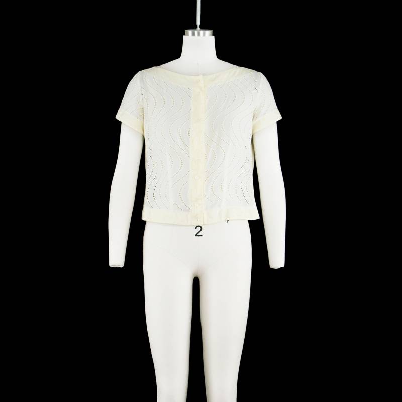 Vintage 1950Er Jahre Weber Ösen Bluse - Kurzarm Shirt Butter Gelb Scoop Hals Baumwolle Mischung Frauen Medium Vintage 1950Er Jahre Weber Ösen Bluse - Kurzarm Shirt Butter Gelb Scoop Hals Baumwolle Mischung Frauen Medium von bellofbow