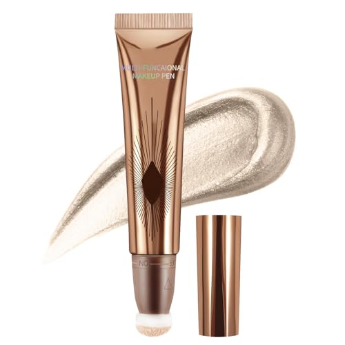 Highlighter-Make-up-Stick - Face Pen Beauty Concealer Zauberstab,Langlebiger Schönheits-Gesichts-Concealer-Stift, Körper-Gesichtskontur-Make-up für Frauen, Mütter, Mädchen, Ehefrauen Bellv von bellv