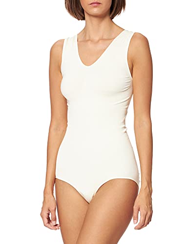 belly cloud Damen Figurformende model-up V-body Formender Body, Elfenbein (Champagner), 40-42 EU von belly cloud