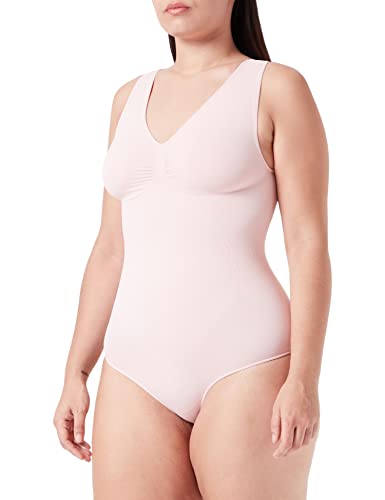 belly cloud Damen Body figurformend mit V-Ausschnitt, Rosa (rose 559), XL von belly cloud