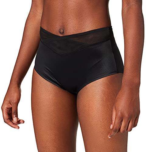 belly cloud Damen Slip figurformender Seamless Slip, Gr. 38/40 (M), Schwarz (schwarz) von belly cloud