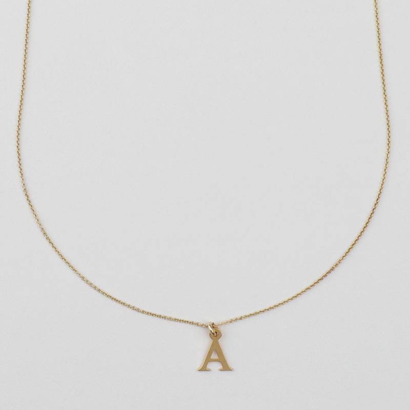 Buchstabenkette - Mit 2, 3, 4, Buchstaben Deiner Wahl, 925 Silber Vergoldet, Personalisierte Geschenkidee von bellybirdjewellery