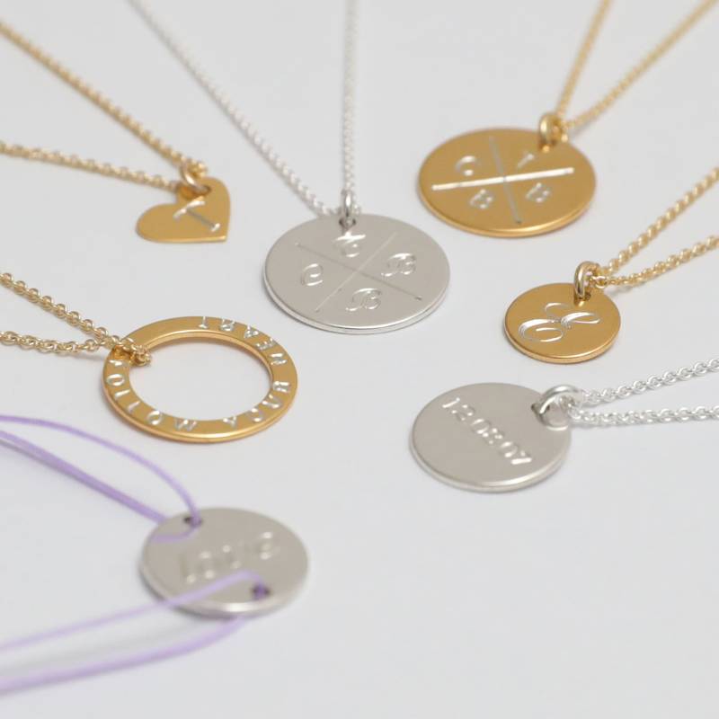 Gravurkette - 925 Silber/ Vergoldet, Zarte Kette, Besonderes Taufgeschenk, Personalisierte Silberkette, Personalisierter Schmuck von bellybirdjewellery