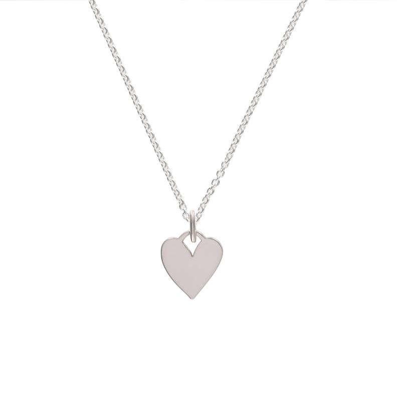 Halskette - My Heart, 925 Silber, Filigrane Kette, Besondere Geschenkidee, Zarte Silberkette, Herz Symbolkette, Glücksbringer, Valtentin von bellybirdjewellery