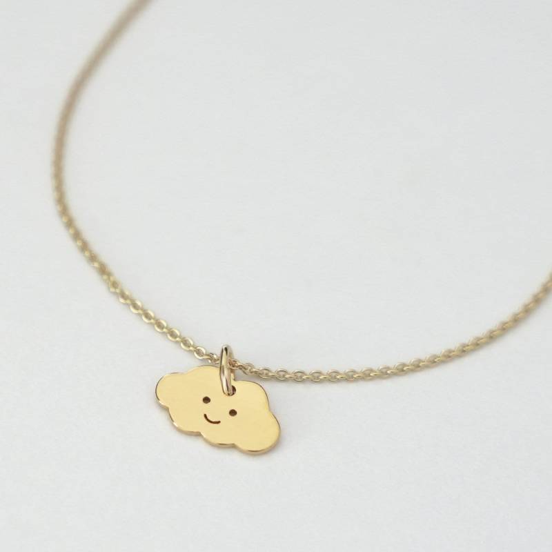 Kinderkette Kleine Wolke, Silber Vergoldet, Filigrane Kette, Besonderes Taufgeschenk, Personalisierte Silberkette, Süßer Kinderschmuck Kinderkette Kleine Wolke, Silber Vergoldet, Filigrane Kette, Besonderes Taufgeschenk, Personalisierte Silberkette, Süßer Kinderschmuck von bellybirdjewellery