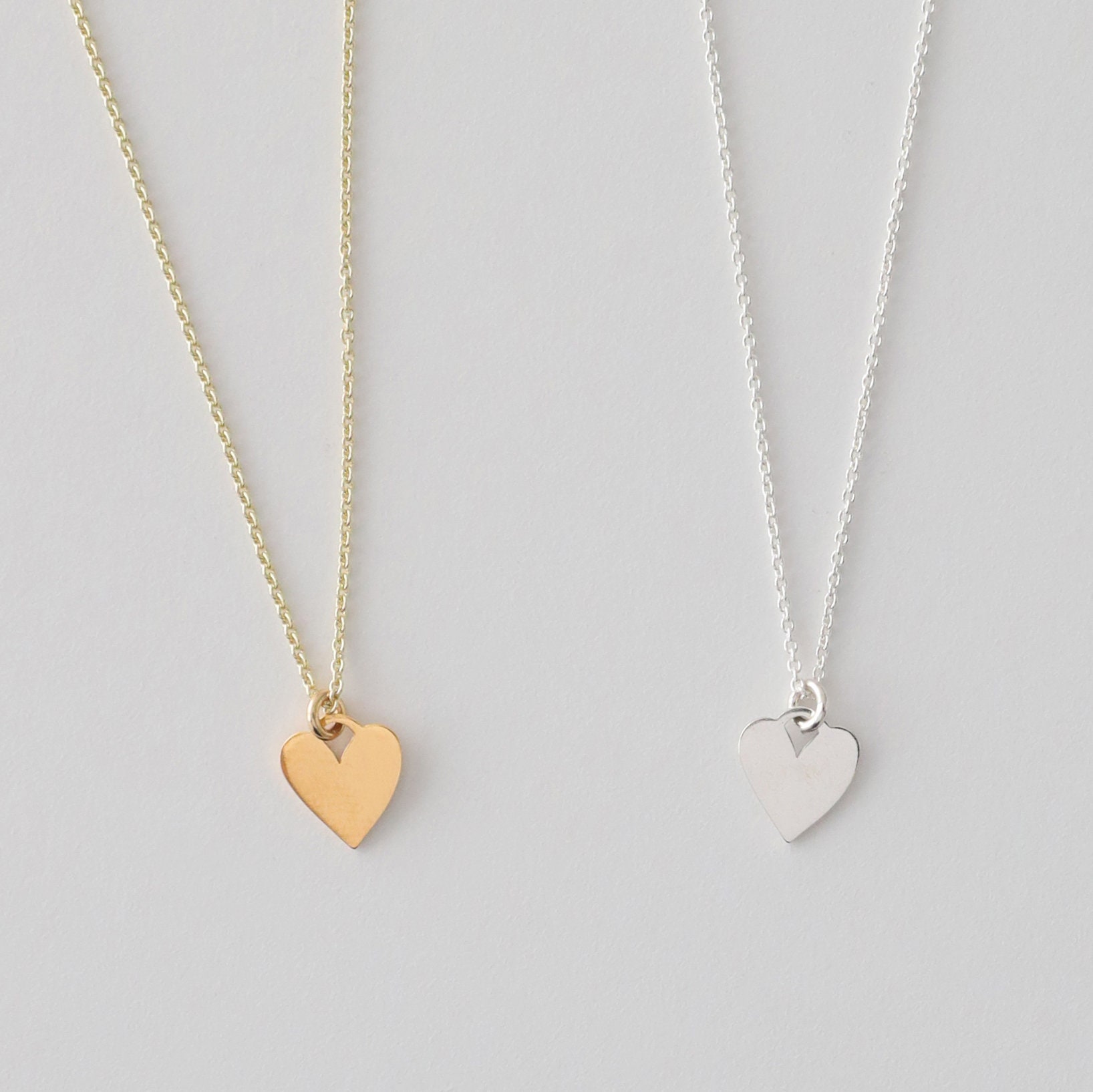 Kinderkette - My Heart, 925 Silber, Filigrane Kette, Besondere Geschenkidee, Zarte Silberkette, Herz Symbolkette, Süßer Kinderschmuck Kinderkette - My Heart, 925 Silber, Filigrane Kette, Besondere Geschenkidee, Zarte Silberkette, Herz Symbolkette, Süßer Kinderschmuck von bellybirdjewellery