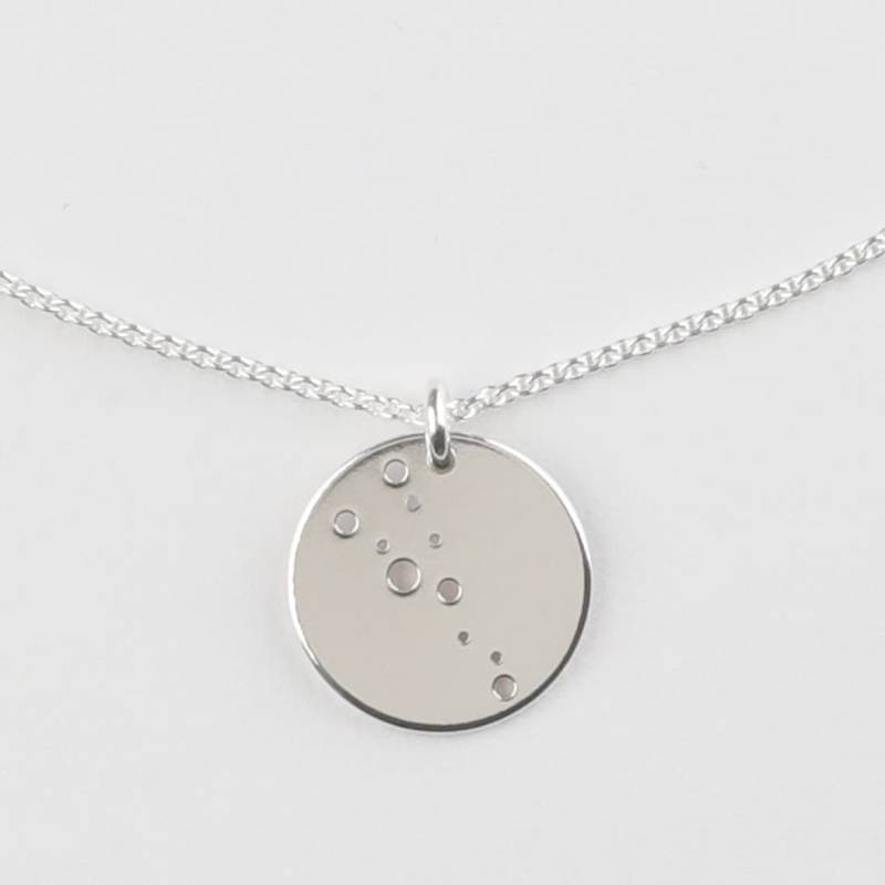 Kinderkette Stier Sternzeichen, 925 Silber, Filigrane Kette, Besonderes Taufgeschenk, Silberkette, Süßer Kinderschmuck von bellybirdjewellery