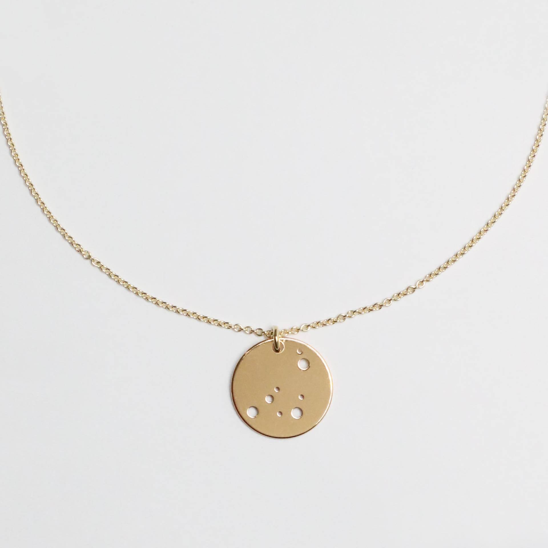 Sternzeichenkette - Steinbock, 925 Silber Vergoldet, Besonderes Taufgeschenk, Filigrane Personalisierte Silberkette, Hochzeitsgeschenk Sternzeichenkette - Steinbock, 925 Silber Vergoldet, Besonderes Taufgeschenk, Filigrane Personalisierte Silberkette, Hochzeitsgeschenk von bellybirdjewellery