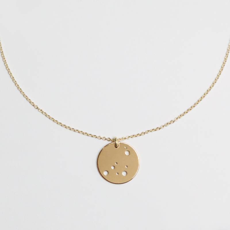 Sternzeichenkette - Steinbock, 925 Silber Vergoldet, Besonderes Taufgeschenk, Filigrane Personalisierte Silberkette, Hochzeitsgeschenk Sternzeichenkette - Steinbock, 925 Silber Vergoldet, Besonderes Taufgeschenk, Filigrane Personalisierte Silberkette, Hochzeitsgeschenk von bellybirdjewellery