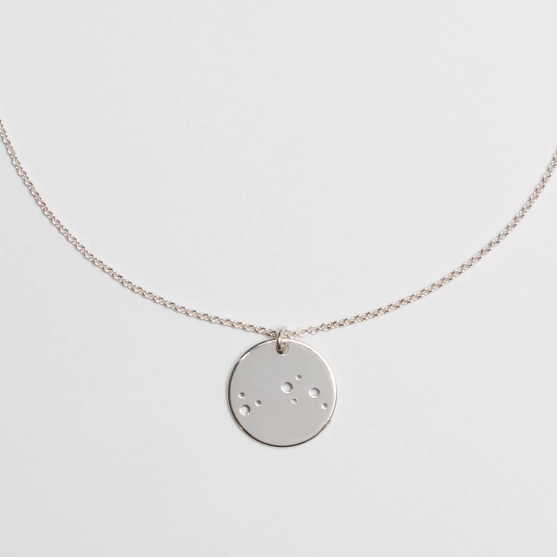 sternzeichenkette - Widder, 925 Silber, Filigrane Kette, Besonderes Taufgeschenk, Personalisierte Silberkette, Zarter Hochzeitsschmuck von bellybirdjewellery