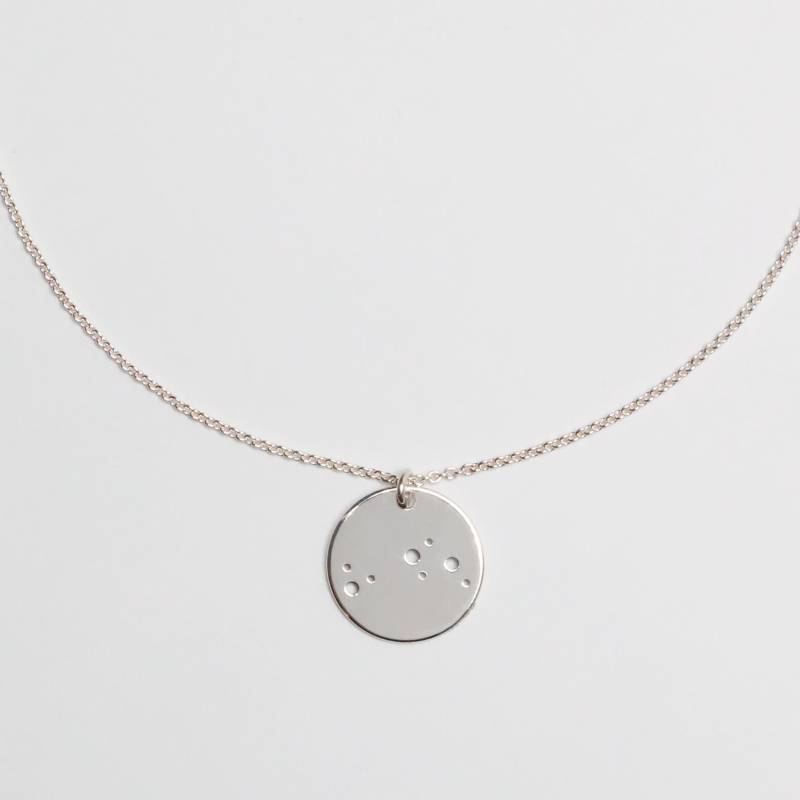 sternzeichenkette - Widder, 925 Silber, Filigrane Kette, Besonderes Taufgeschenk, Personalisierte Silberkette, Zarter Hochzeitsschmuck von bellybirdjewellery