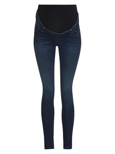 Bellybutton Maternity Damen Jeans Slim mit Überbauchbund Umstandsjeans, Blau (Dark Blue Denim|Blue 0012), W40/L34 (Herstellergröße: 40) von bellybutton