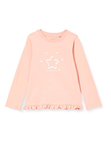 bellybutton Baby-Mädchen Langarmshirt T-Shirt, Silver pink|Rose, 50 von bellybutton