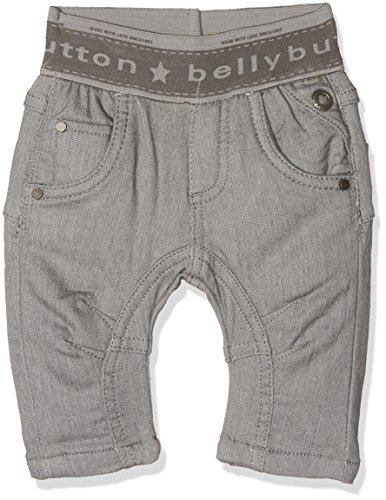 bellybutton Kiko Unisex Jeanshose Hose Jeans, Grau (Grey Denim 0016), 74 von bellybutton
