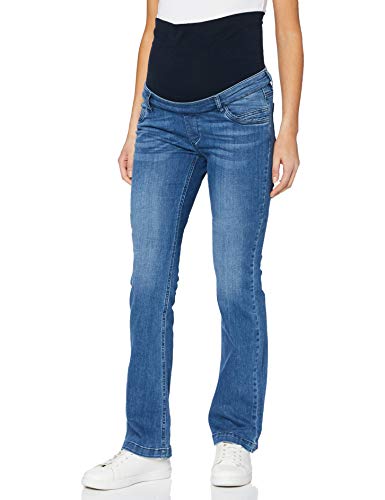 Bellybutton Maternity Damen Jeans Bootcut mit Überbauchbund Umstandsjeans, Blau (Blue 0013), 38 von bellybutton