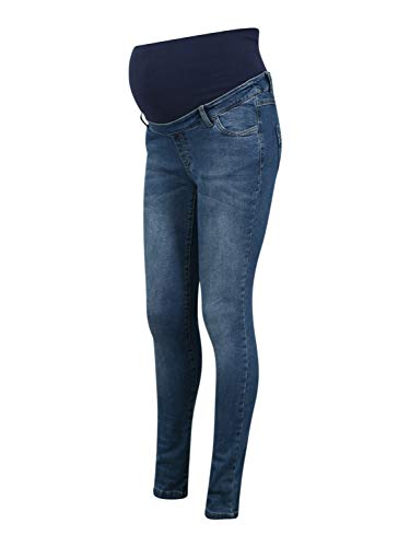 Bellybutton Maternity Damen Jeans Slim mit Überbauchbund Umstandsjeans, Blau (Dark 0012), 48 von Bellybutton Maternity