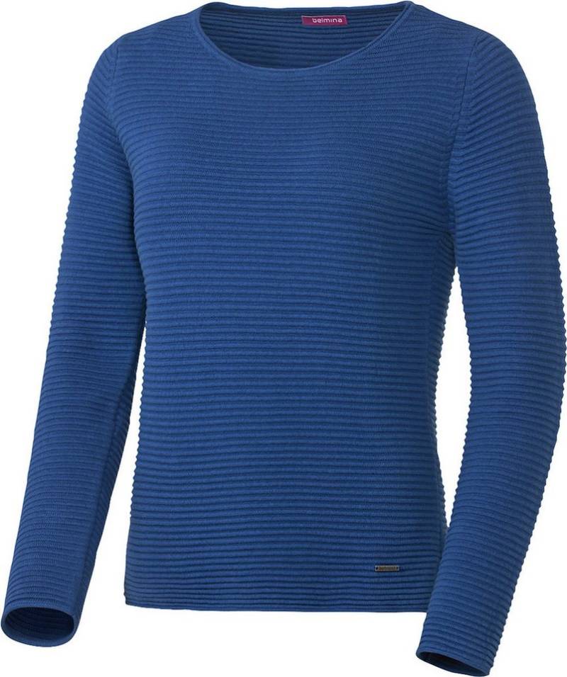 belmina Strickpullover Hochwertiger Baumwoll-Strick von belmina