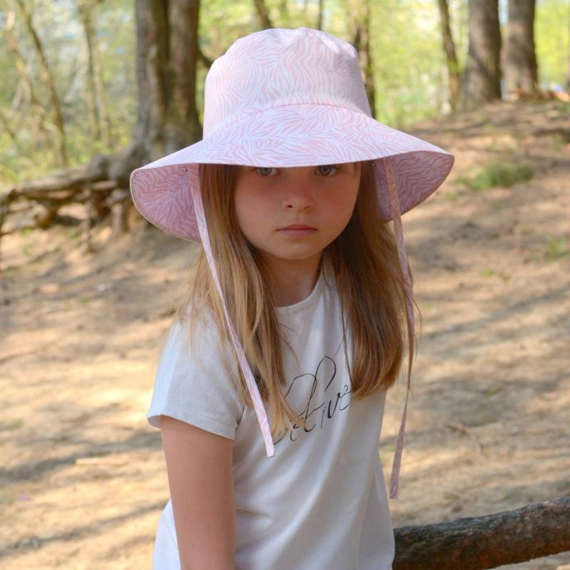 Breite Krempe Baumwolle Baby Sonnenhut Mädchen Floppy Strandhut von belovedLT