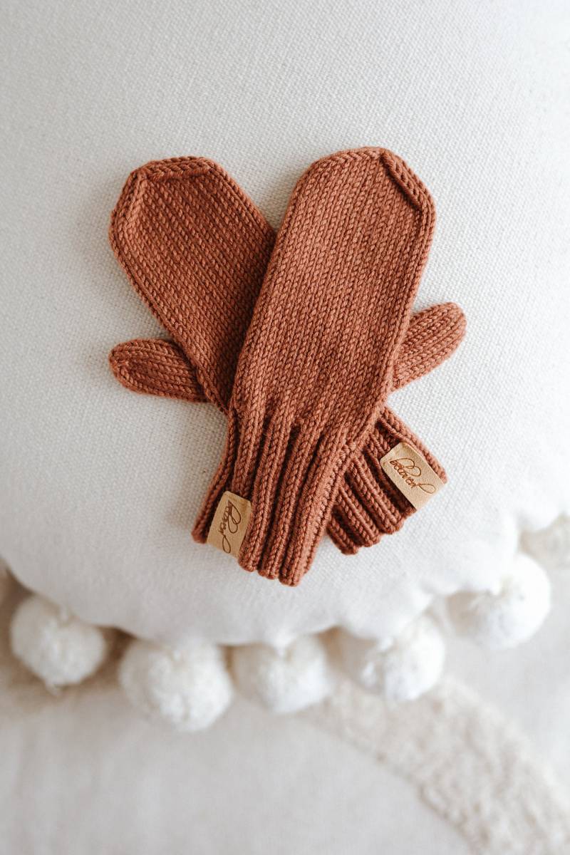 Kinder Handschuhe Aus Merinowolle Mit Schnur Handgestrickte Winterwärme von belovedLT