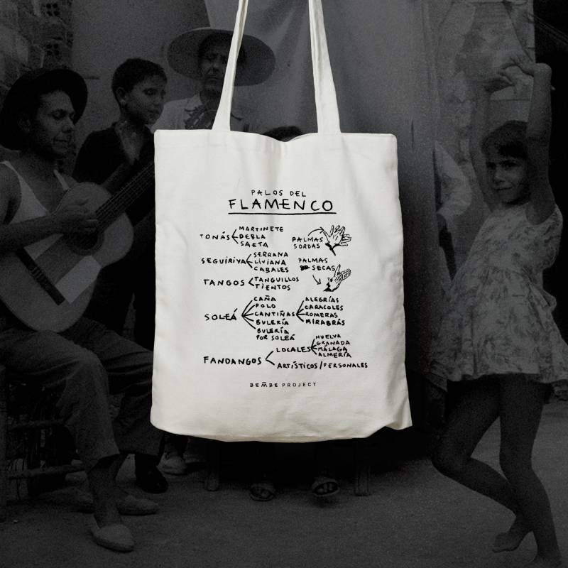 Flamenco-Tragetasche | Schwarz Flamenco-Tragetasche | Schwarz von bembeproject