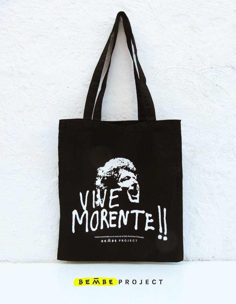 "Vive Morente" Einkaufstasche/Flamenco | Schwarz "Vive Morente" Einkaufstasche/Flamenco | Schwarz von bembeproject