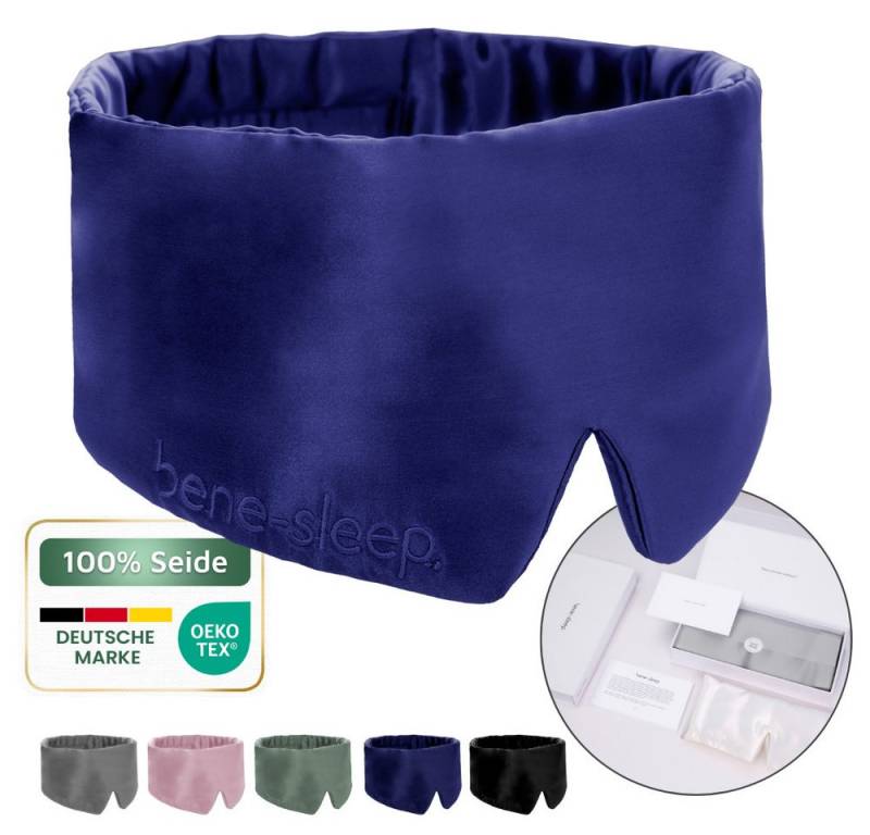 bene-sleep. Schlafmaske bene-sleep® Schlafmaske aus Seide mit Seidenfüllung – Polyesterfrei, Größenverstellbar von bene-sleep.