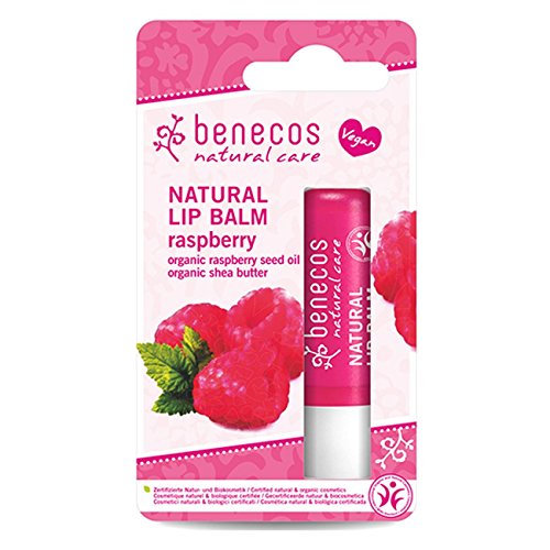 2 x Benecos Natural Lip Balm Raspberry 4,8g von benecos
