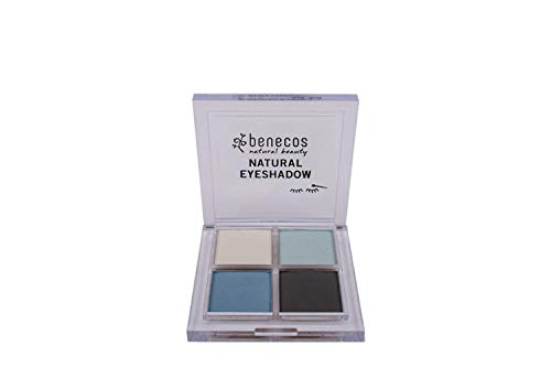 benecos - Naturkosmetik - Quattro Eyeshadow Palette - vegan - true blue von benecos - natural beauty