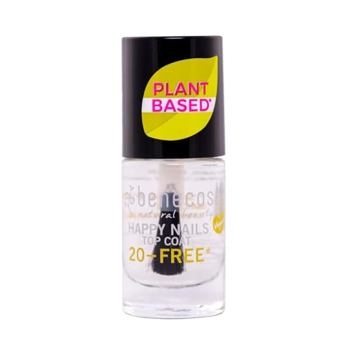 benecos - Happy Nail Polish Top Coat - 8FREE - wasserdurchlässig - 5ml - crystal von benecos