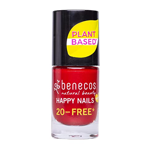 benecos - Nail Polish - 20FREE - wasserdurchlässig - 5ml - cherry red von benecos