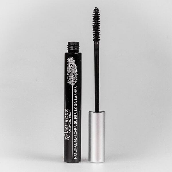 benecos Naturkosmetik - Mascara - Super Long Lashes - glutenfrei – black von benecos