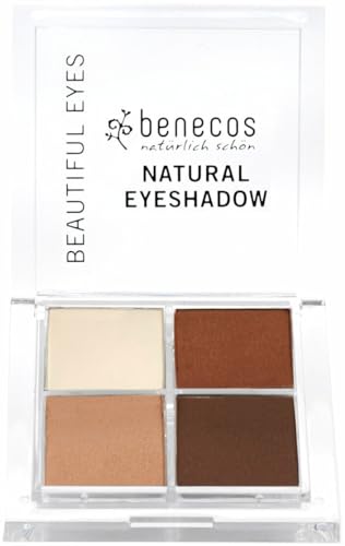 benecos Quattro Eyeshadow coffee & cream (6 x 8,20 gr) von benecos