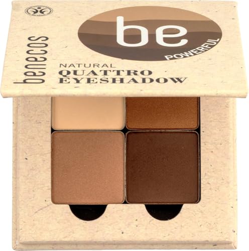 benecos Quattro Eyeshadow coffee & cream 12 x 4 gr von benecos
