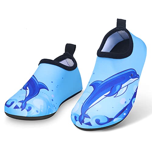 Badeschuhe Kinder Wasserschuhe Schwimmschuhe,Strandschuhe Barfußschuhe Jungen Mädchen Aquaschuhe Baby rutschfeste Surfschuhe Sportschuhe Aquasocken Schwimmbad Urlaub Must Haves von benpen