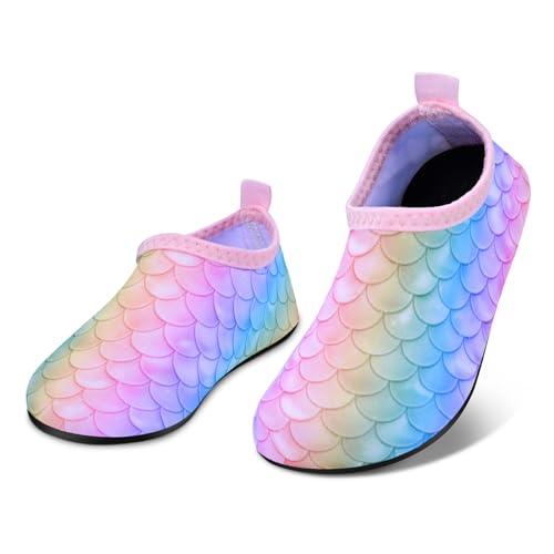 Badeschuhe Kinder Wasserschuhe Schwimmschuhe,Strandschuhe Barfußschuhe Jungen Mädchen Aquaschuhe Baby rutschfeste Surfschuhe Sportschuhe Aquasocken Schwimmbad Urlaub Must Haves von benpen